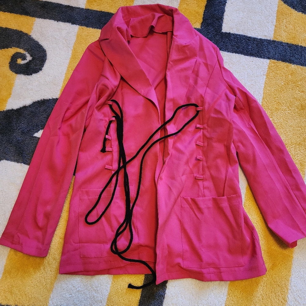Womens Lace Up Blazers Size L